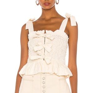 Ulla Johnson Faye Smocked top